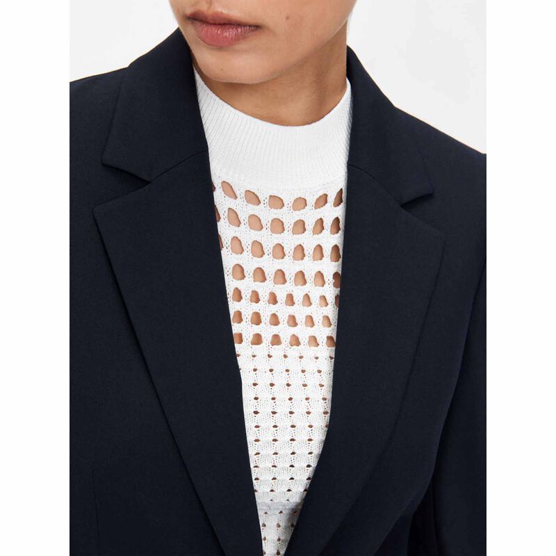 Veronika Maine Stretch Suiting Belted Blazer image number 2